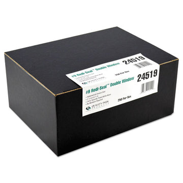 Quality Park™ Double Window Redi-seal Security-tinted Envelope, #9, Commercial Flap, Redi-seal Closure, 3.88 X 8.88, White, 250-carton freeshipping - TVN Wholesale